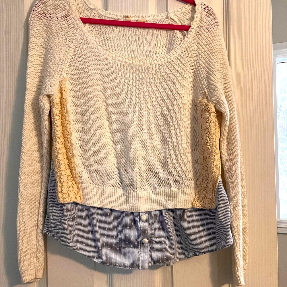 Anthropology sweater shirt